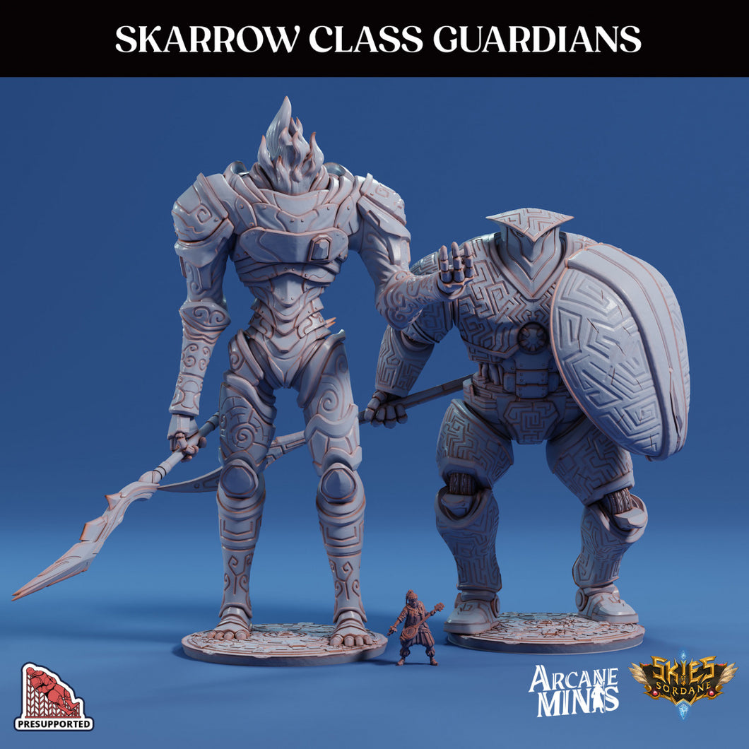 3D Printed Sordane Publishing Skarrow Class Guardians 28 32mm D&D