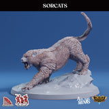 3D Printed Sordane Publishing Sorcats 28 32mm D&D