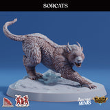 3D Printed Sordane Publishing Sorcats 28 32mm D&D