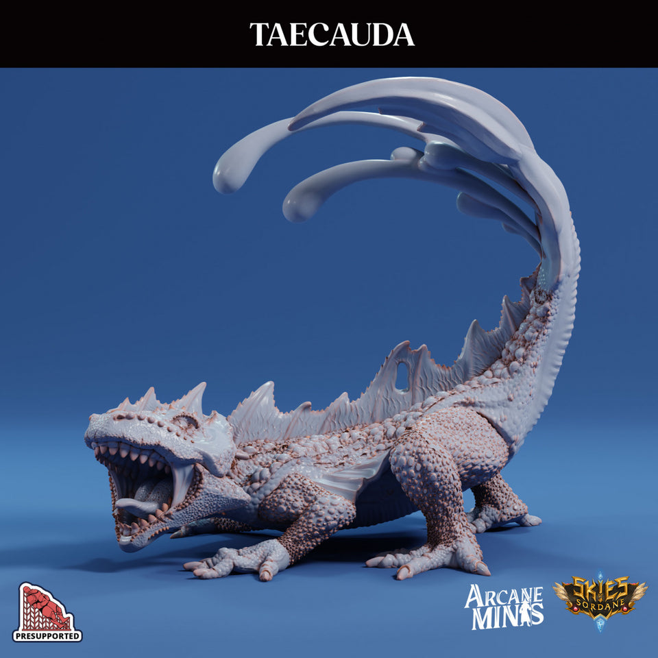 3D Printed Sordane Publishing Taecuauda Lizards AC Adventure The Lost Fleet 28 32mm D&D