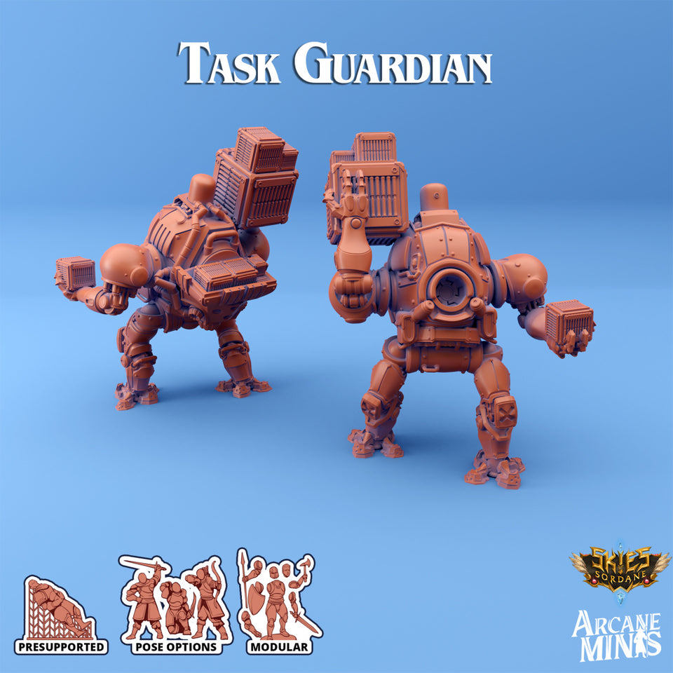 3D Printed Sordane Publishing Arcane Minis Shard Guardian Task Set Shard Guardian Set 28 32mm D&D
