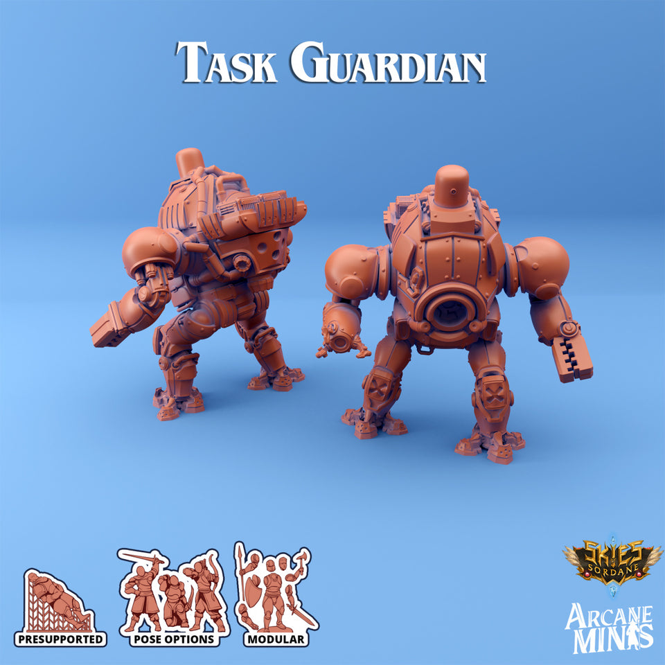 3D Printed Sordane Publishing Arcane Minis Shard Guardian Task Set Shard Guardian Set 28 32mm D&D