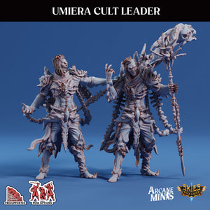 3D Printed Sordane Publishing Arcane Minis Cult Leader Umiera Cult of Umiera 28 32mm D&D