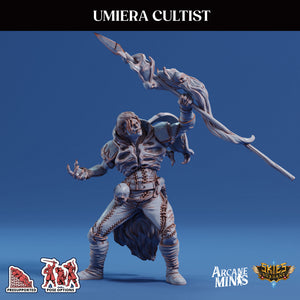 3D Printed Sordane Publishing Arcane Minis Umiera Cultist 1 Cult of Umiera 28 32mm D&D