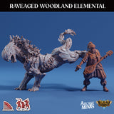 3D Printed Sordane Publishing Ravaged Woodland Elemental AC Adventure Friends in High Places 28 32mm D&D