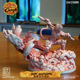 3D Printed Clay Cyanide Sun Wukong Legends and Gods Of China 28 32 mm D&D