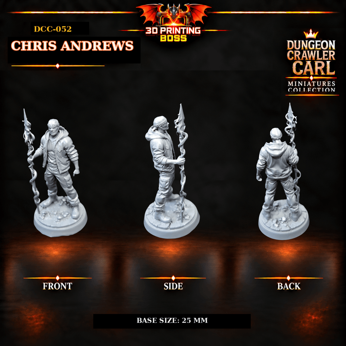 Fantastic Plants and Rocks Tabletop Terrain 3D Printed Dungeon Crawler Carl Miniature Collection Book One DCC-052 - Chris Andrews - 32mm