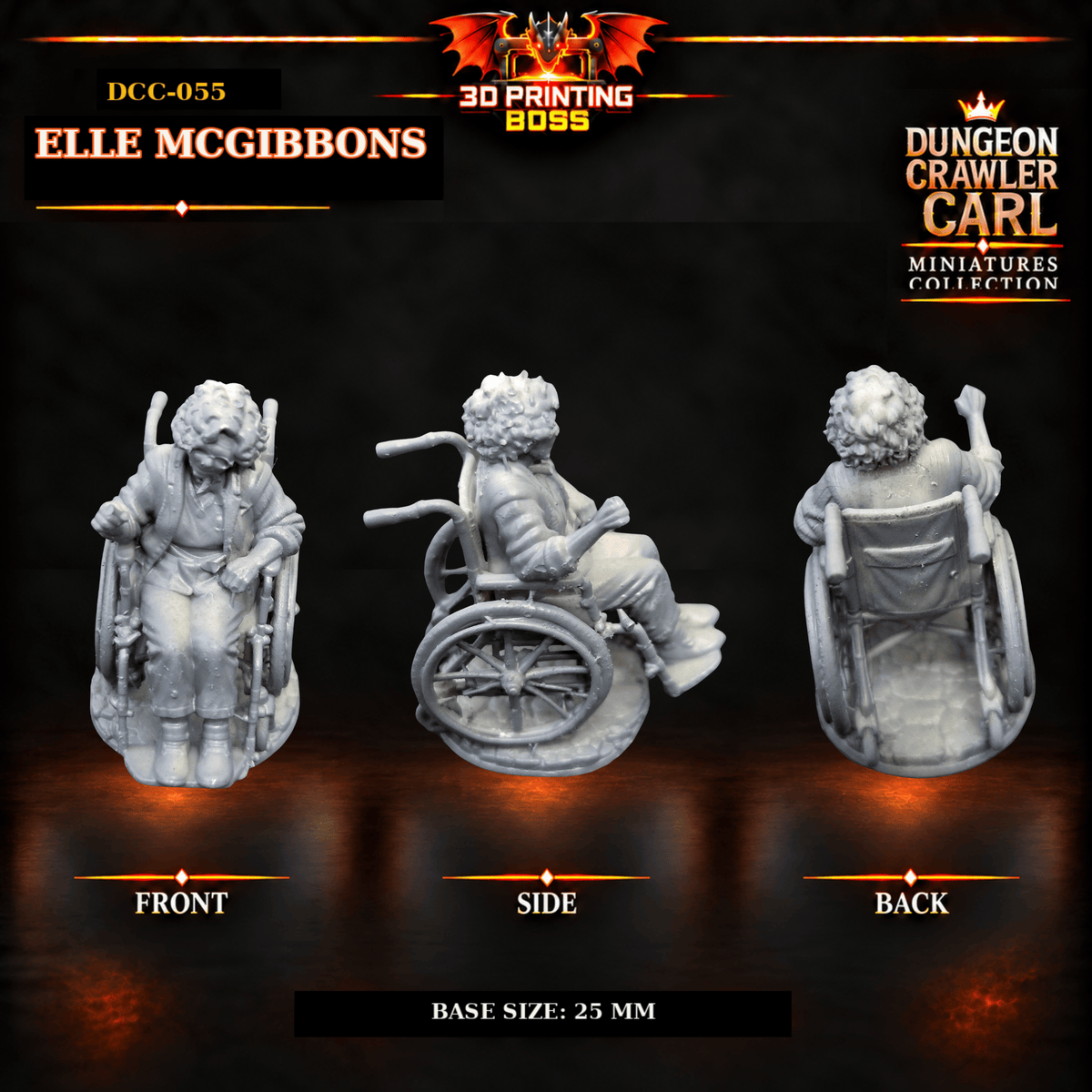 Fantastic Plants and Rocks Tabletop Terrain 3D Printed Dungeon Crawler Carl Miniature Collection Book One DCC-055 - Elle McGibbons - 32mm