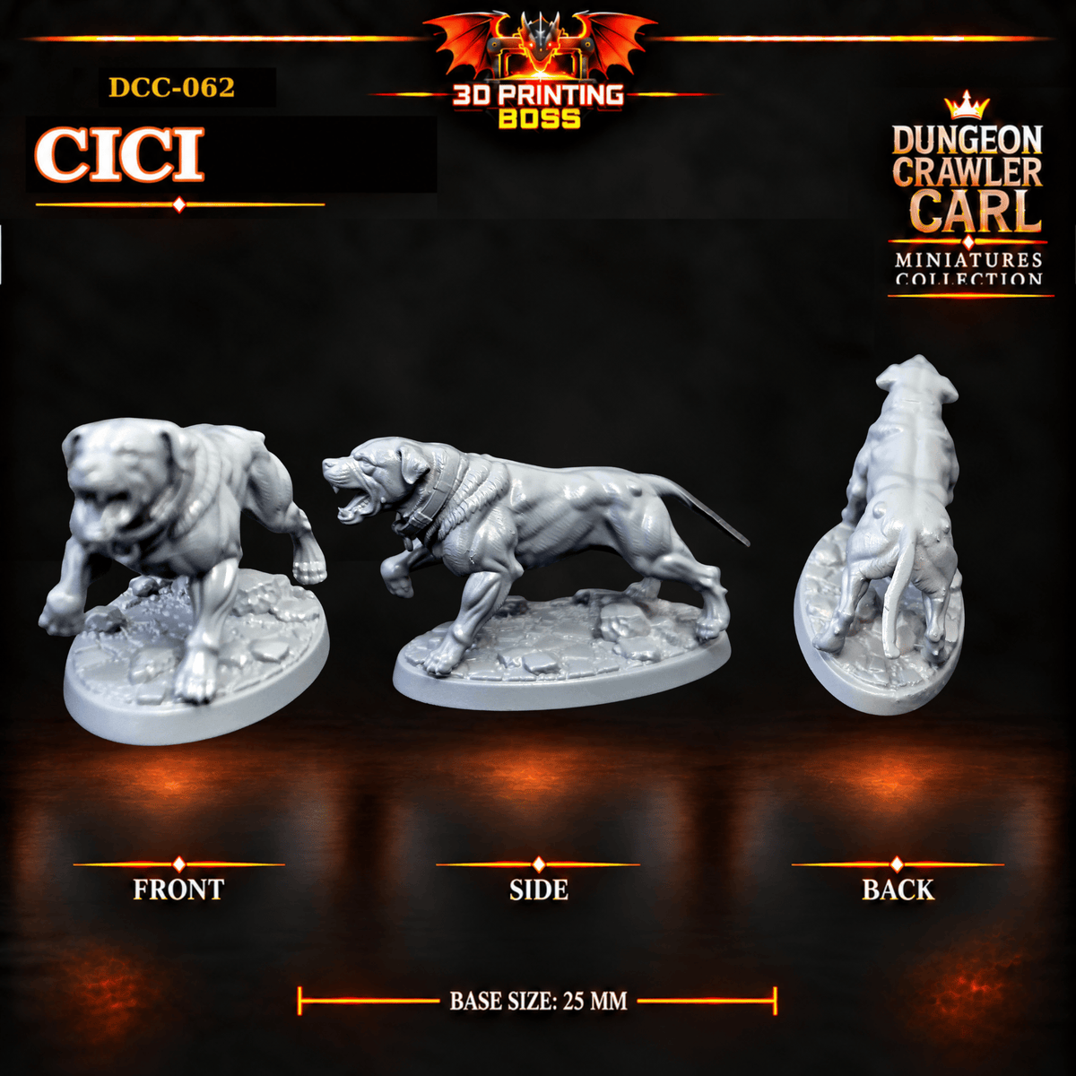 Fantastic Plants and Rocks Tabletop Terrain 3D Printed Dungeon Crawler Carl Miniature Collection Book One DCC-062 - Cici - 32mm
