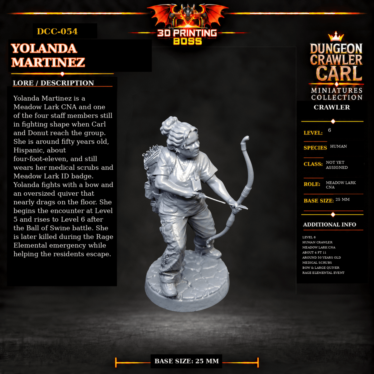 Fantastic Plants and Rocks Tabletop Terrain Yolanda Martinez / Yes 3D Printed Dungeon Crawler Carl Miniature Collection Book One DCC-054 - Yolanda Martinez - 32mm