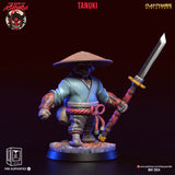 3D Printed Clay Cyanide Tanuki Set The Gate of Ashura 28 32 mm D&D