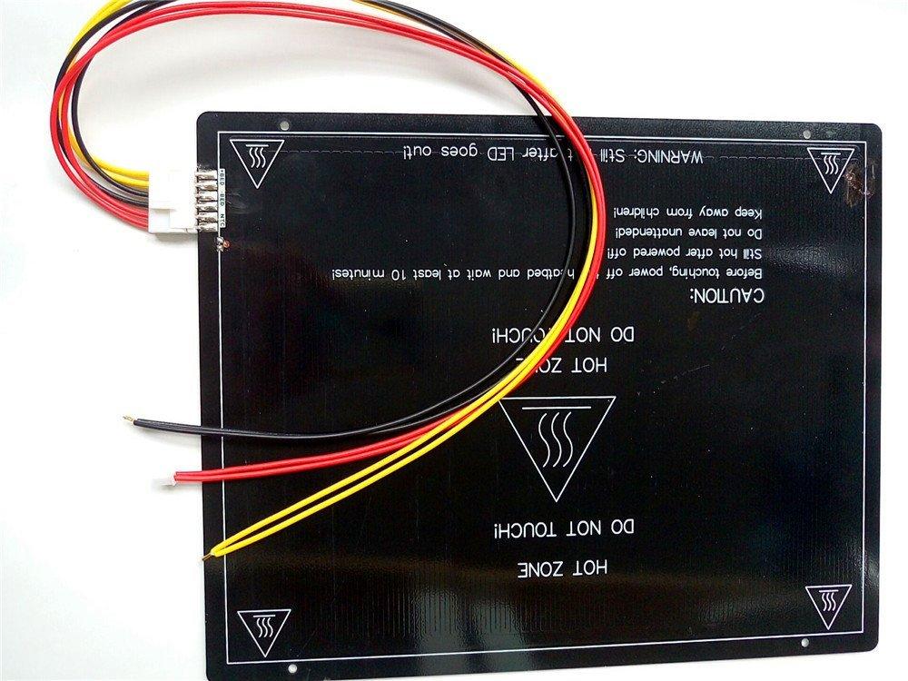 Charming Terrain 300*300mm 3D Printer MK3A PCB Heatbed Print Plate 12/24v 300mm x 300mm x 3mm