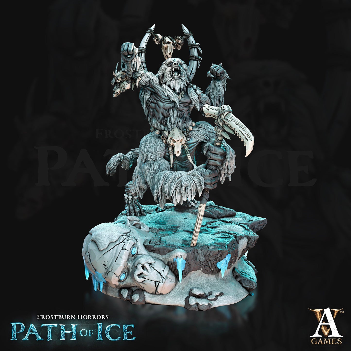 3D Printed Archvillain Games Apalumi Frostburn Horrors - Path of Ice 28 32mm D&D - 3D Printing Boss 