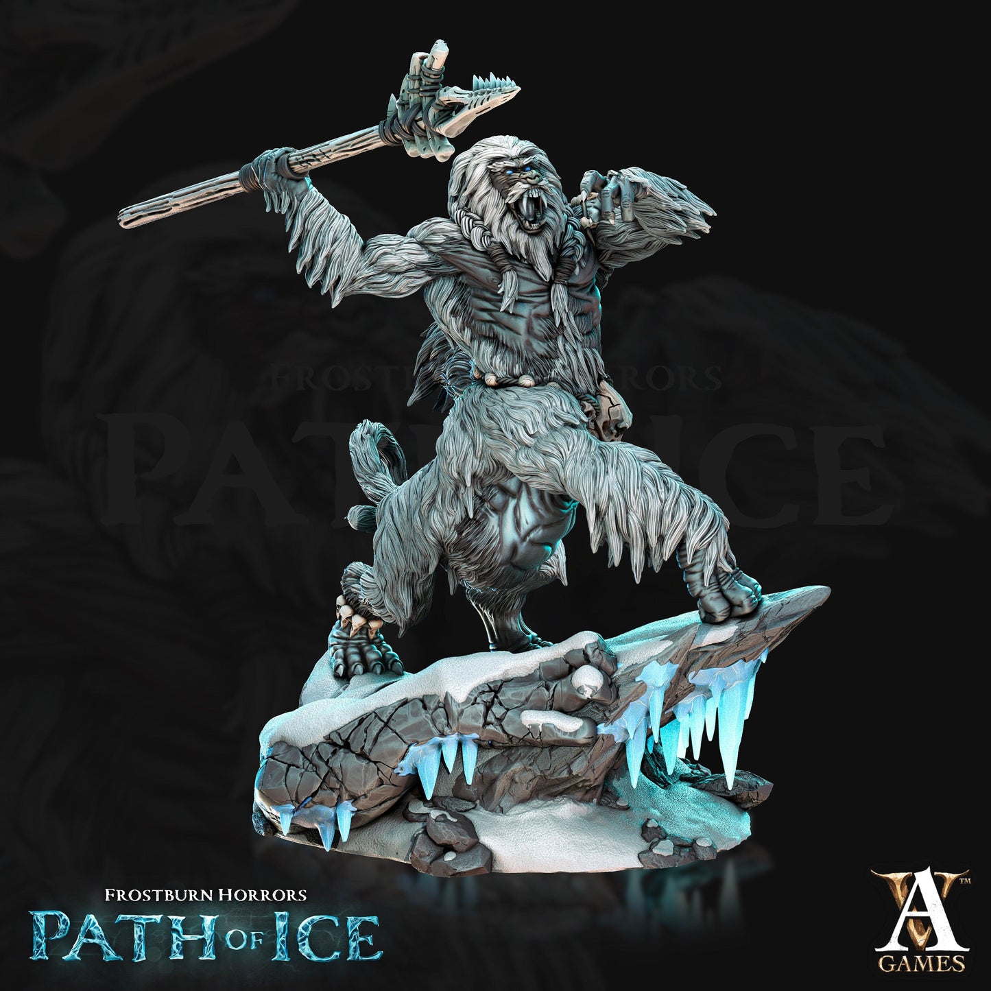 3D Printed Archvillain Games Apalumi Frostburn Horrors - Path of Ice 28 32mm D&D - 3D Printing Boss 