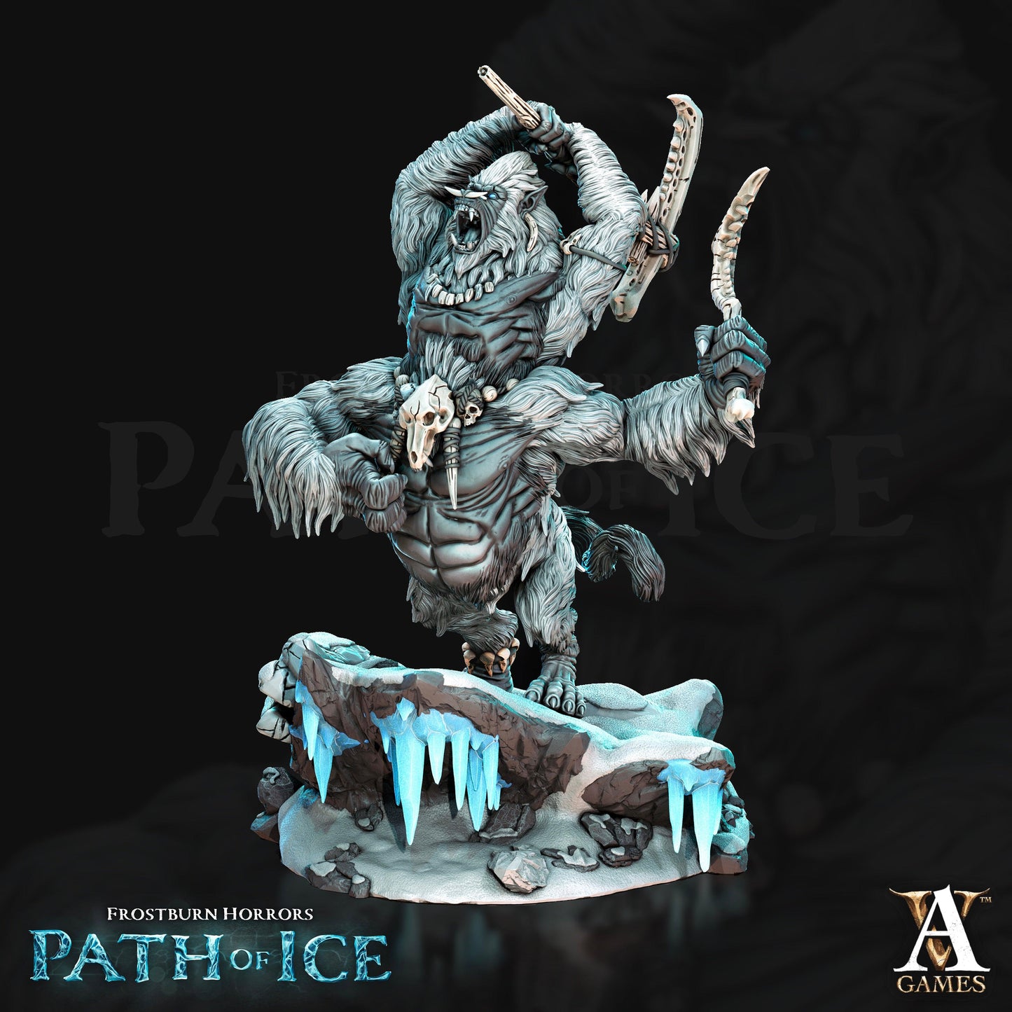 3D Printed Archvillain Games Apalumi Frostburn Horrors - Path of Ice 28 32mm D&D - 3D Printing Boss 