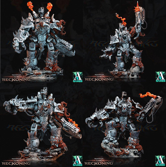 3D Printed Archvillain Games Armari Chaosbred Devastators Demonstar - The Reckoning 28 32mm D&D - 3D Printing Boss 