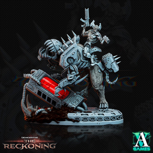 3D Printed Archvillain Games Armari Druraka Riders Demonstar - The Reckoning 28 32mm D&D - 3D Printing Boss 