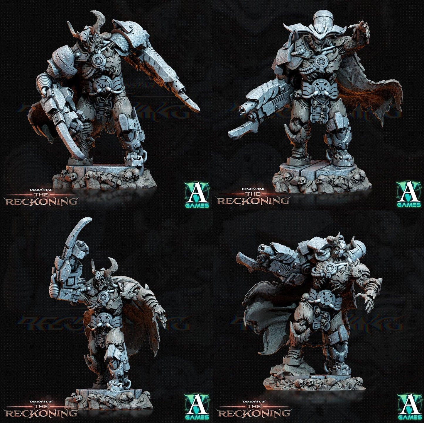 3D Printed Archvillain Games Armari Headhunters Demonstar - The Reckoning 28 32mm D&D - 3D Printing Boss 