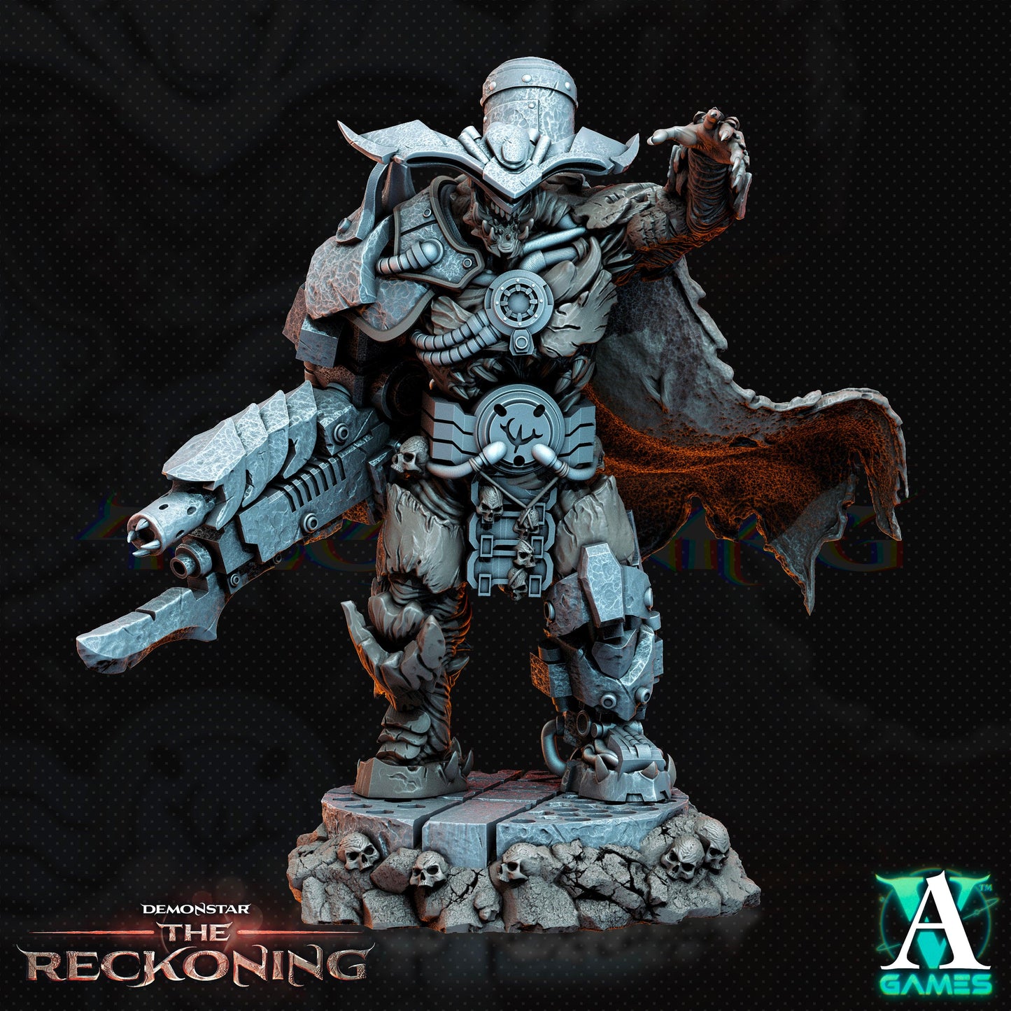 3D Printed Archvillain Games Armari Headhunters Demonstar - The Reckoning 28 32mm D&D - 3D Printing Boss 