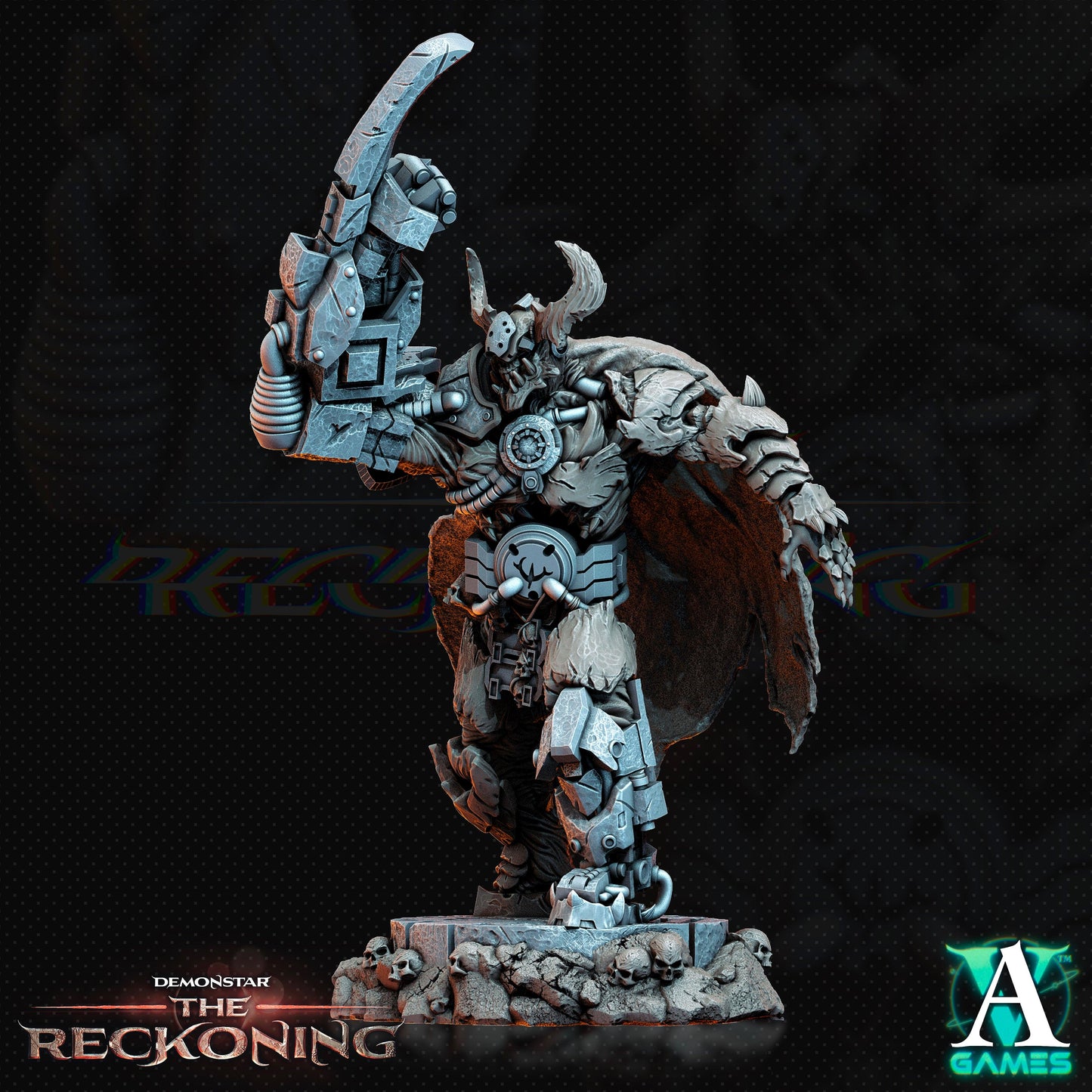 3D Printed Archvillain Games Armari Headhunters Demonstar - The Reckoning 28 32mm D&D - 3D Printing Boss 