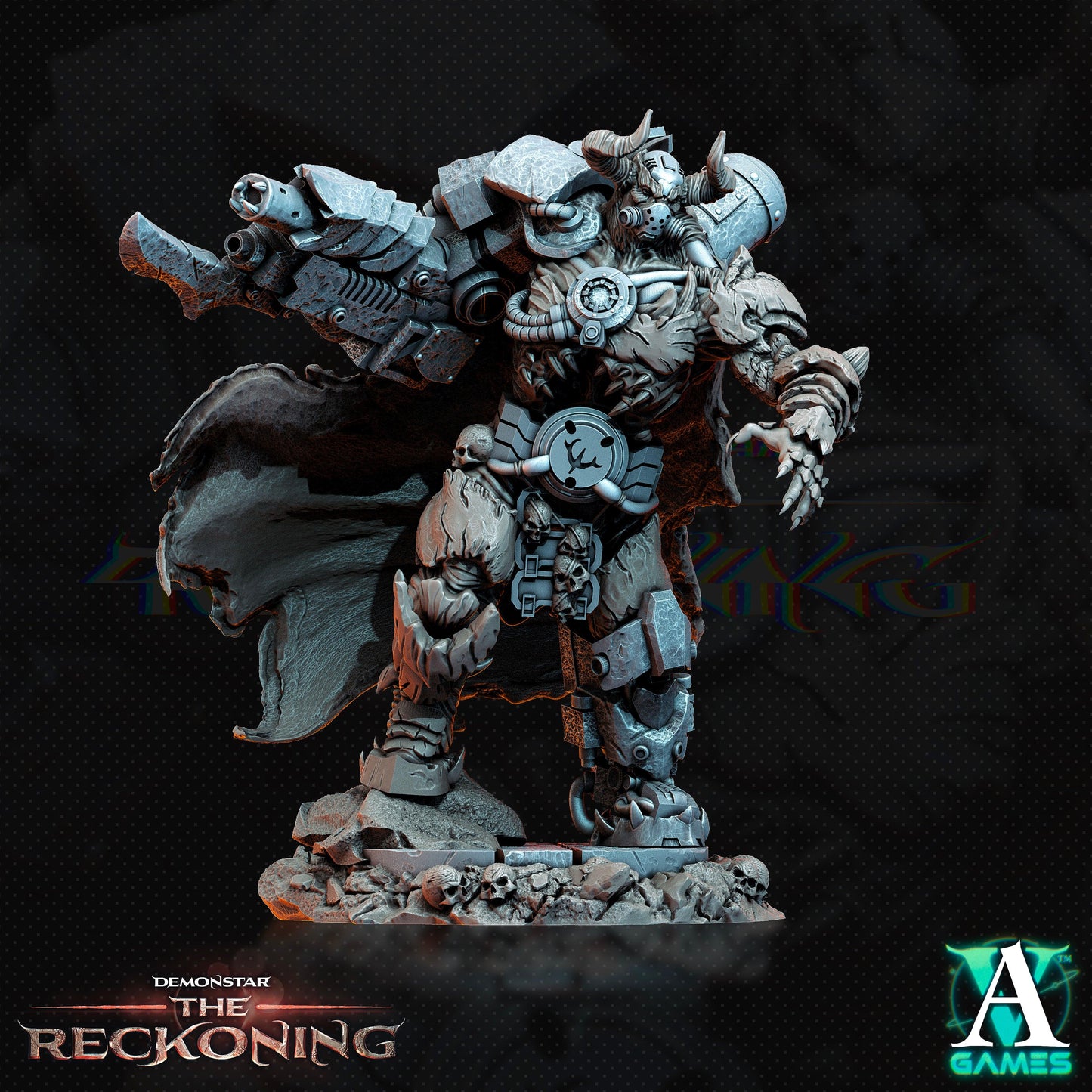 3D Printed Archvillain Games Armari Headhunters Demonstar - The Reckoning 28 32mm D&D - 3D Printing Boss 