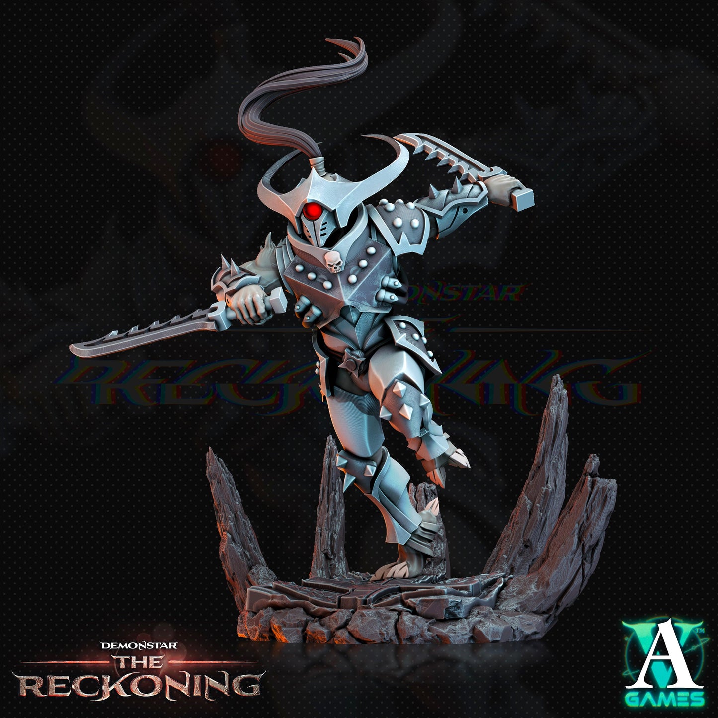 3D Printed Archvillain Games Armari Light Infantry Demonstar - The Reckoning 28 32mm D&D - 3D Printing Boss 