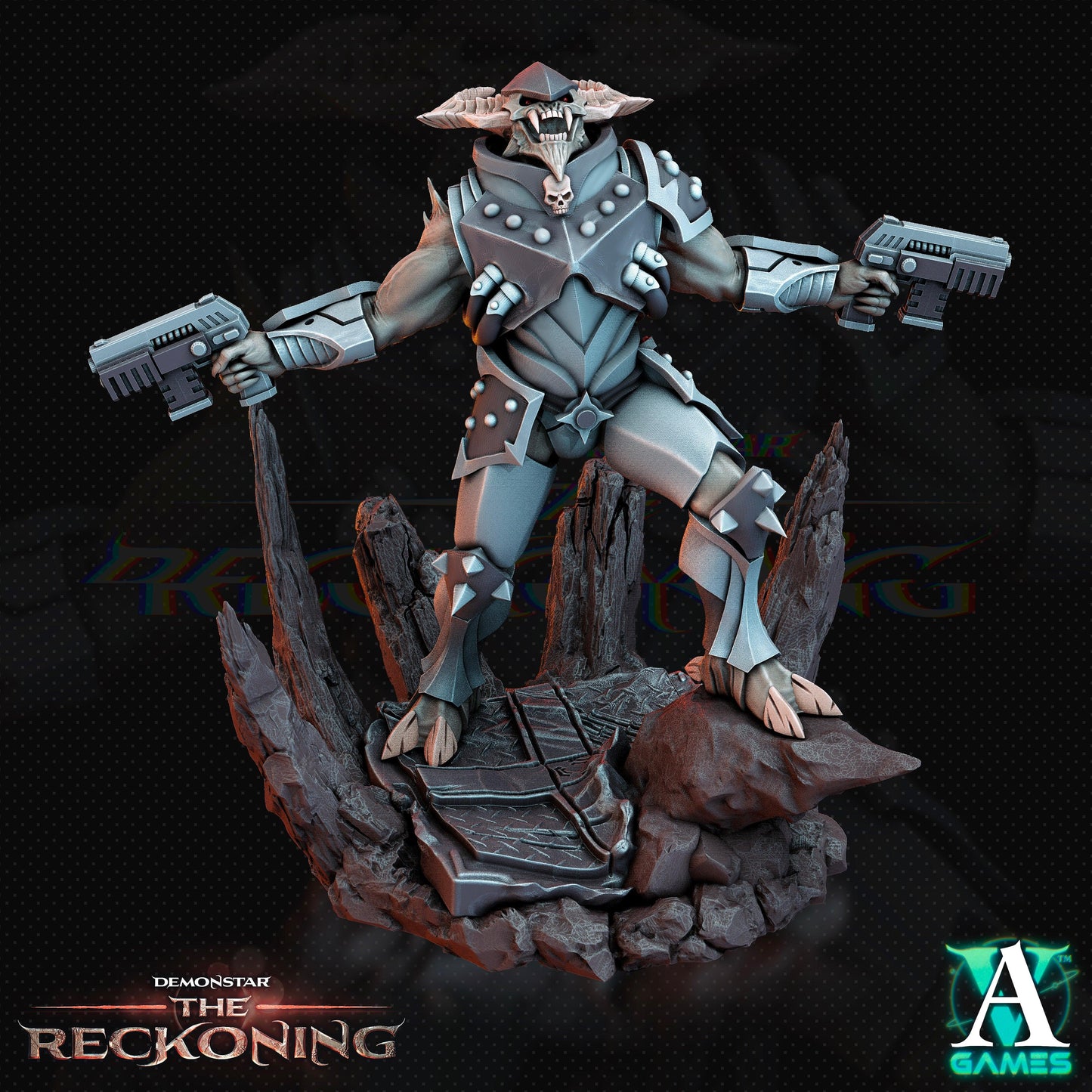 3D Printed Archvillain Games Armari Light Infantry Demonstar - The Reckoning 28 32mm D&D - 3D Printing Boss 