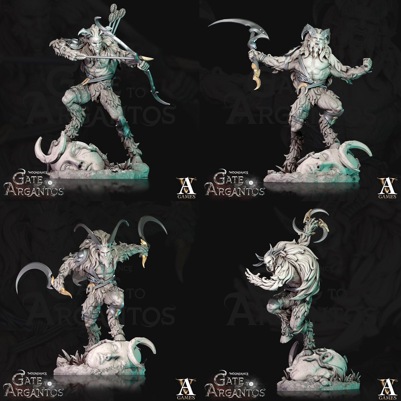 3D Printed Archvillain Games Celadren’s Hunter Moondance - Gate to Argantos 28 32mm D&D - 3D Printing Boss 