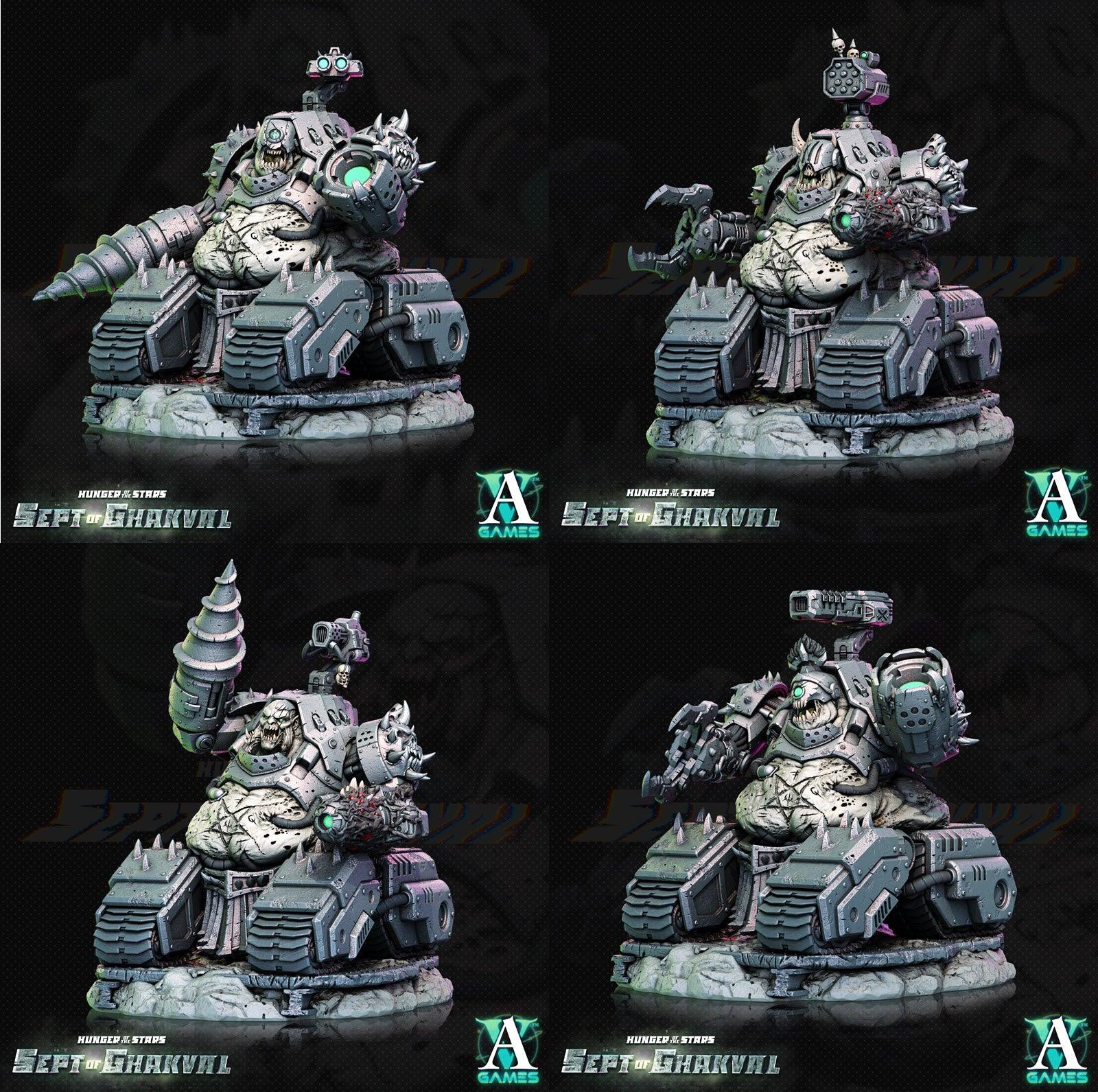 3D Printed Archvillain Games Ghakval Artillery Hunger of the Stars 28 32mm D&D - 3D Printing Boss 