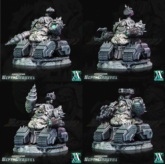 3D Printed Archvillain Games Ghakval Artillery Hunger of the Stars 28 32mm D&D - 3D Printing Boss 