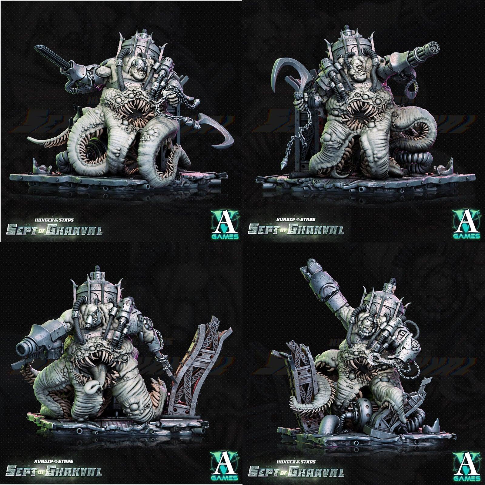 3D Printed Archvillain Games Ghakval Evermaws Hunger of the Stars 28 32mm D&D - 3D Printing Boss 
