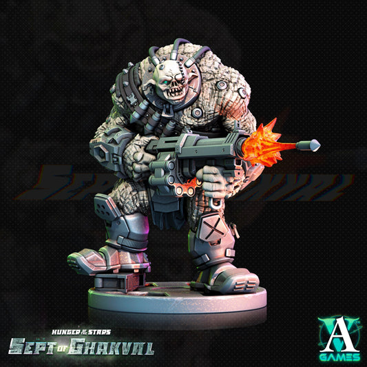3D Printed Archvillain Games Ghakval Ghu Grunts Hunger of the Stars 28 32mm D&D - 3D Printing Boss 