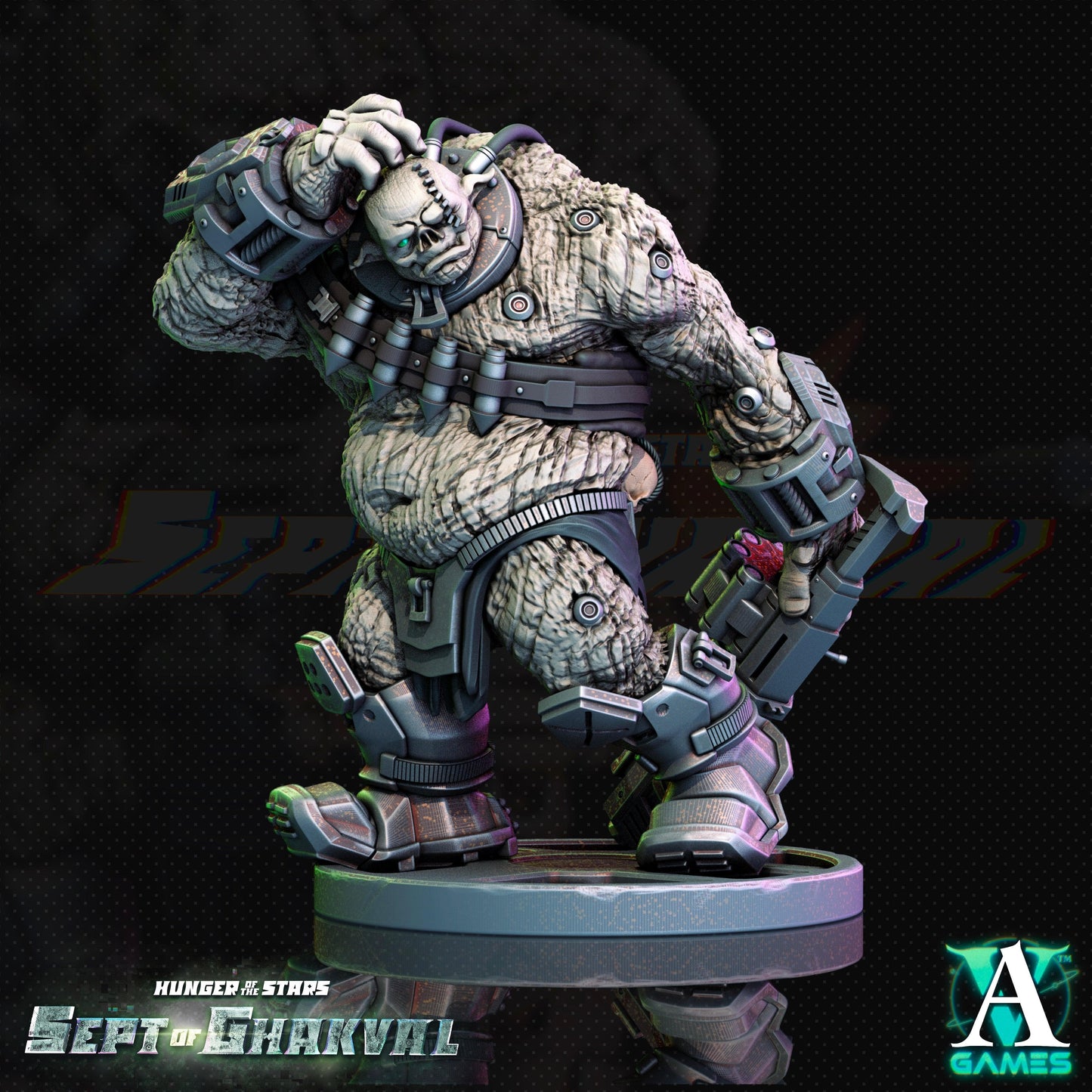 3D Printed Archvillain Games Ghakval Ghu Grunts Hunger of the Stars 28 32mm D&D - 3D Printing Boss 
