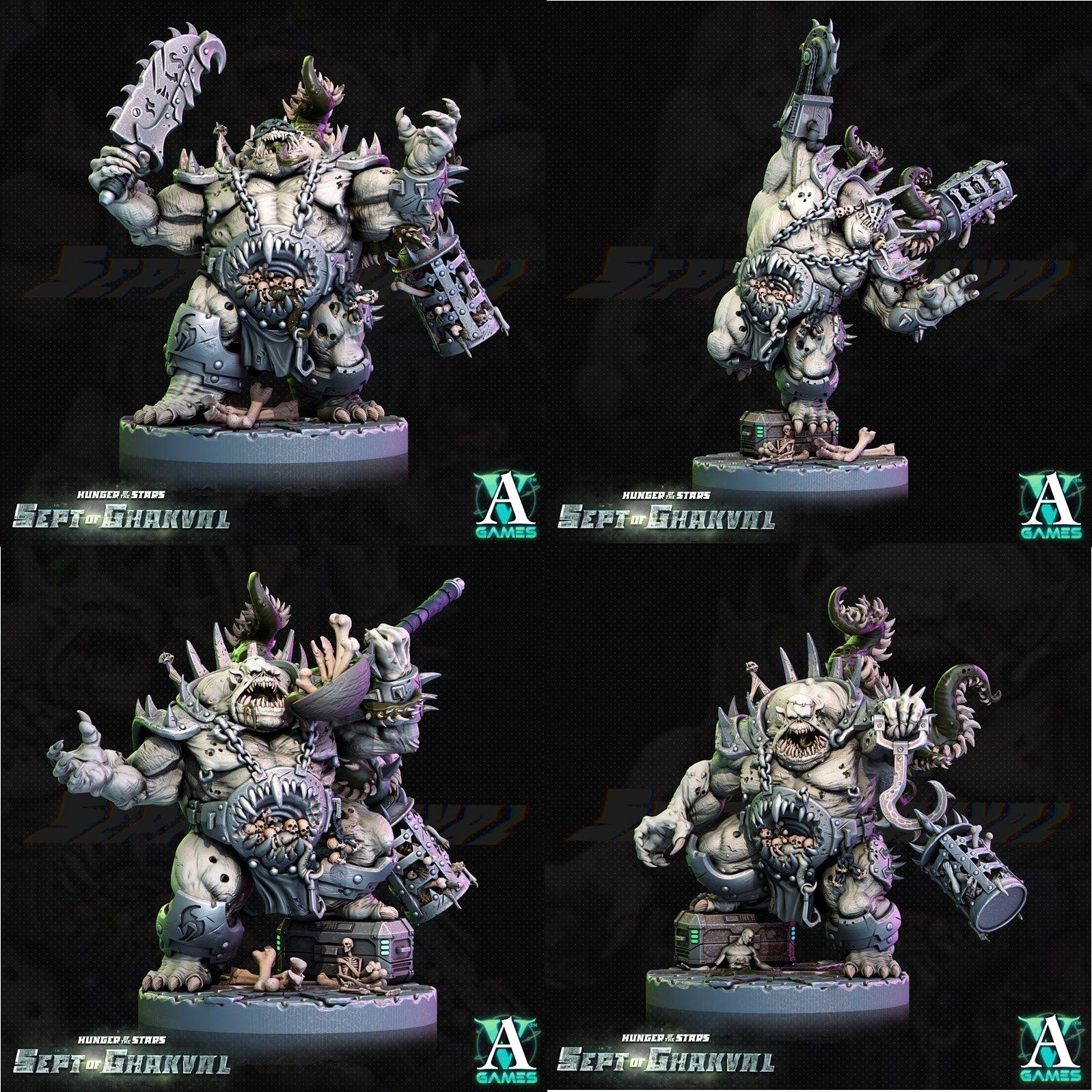 3D Printed Archvillain Games Ghakval Jailers Hunger of the Stars 28 32mm D&D - 3D Printing Boss 