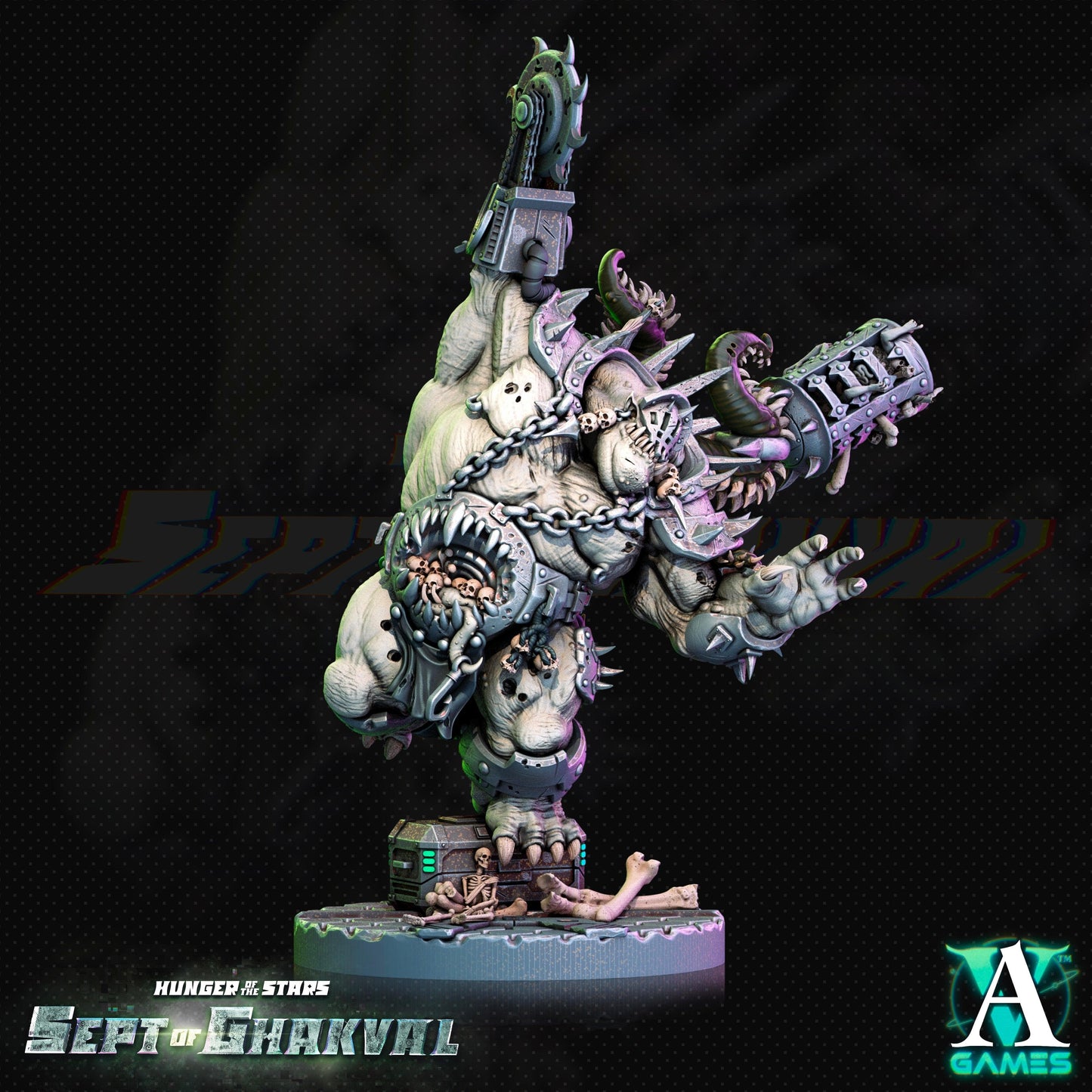 3D Printed Archvillain Games Ghakval Jailers Hunger of the Stars 28 32mm D&D - 3D Printing Boss 