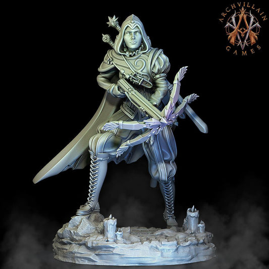 3D Printed Archvillain Games Isabetta of the Dawn 28 32mm D&D - 3D Printing Boss 