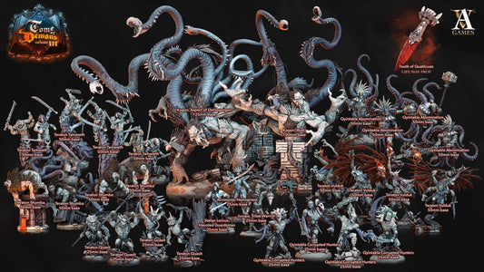 3D Printed Archvillain Games Kagon - Bust Tome of Demons 28 32mm D&D - 3D Printing Boss 