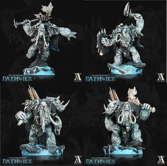 3D Printed Archvillain Games Mammuti Frostburn Horrors - Path of Ice 28 32mm D&D - 3D Printing Boss 