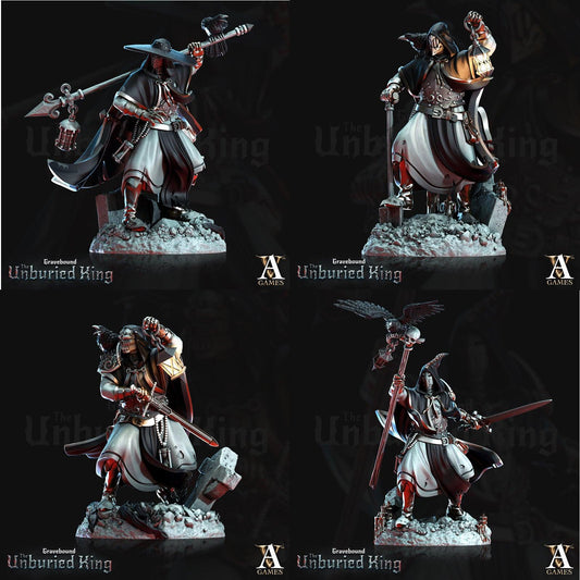 3D Printed Archvillain Games Morituri - Gravebound The Unburied King 28 32mm D&D - 3D Printing Boss 