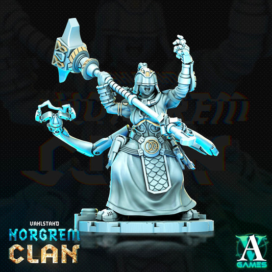 3D Printed Archvillain Games Norgrem Gempriestesses Vahlstahd - Norgrem Clan 28 32mm D&D - 3D Printing Boss 