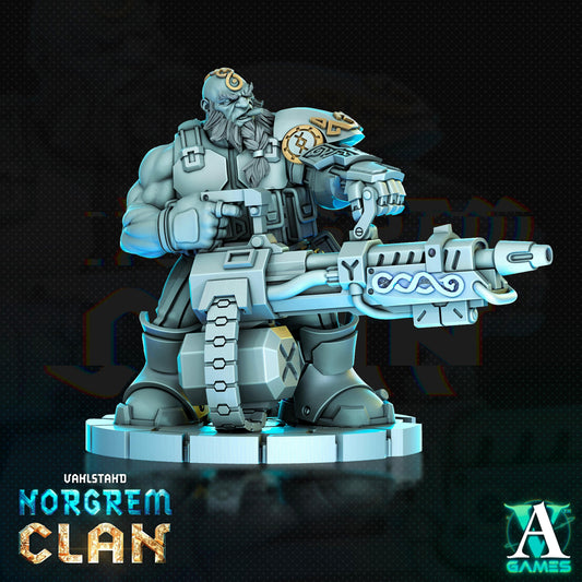 3D Printed Archvillain Games Norgrem Raiders Vahlstahd - Norgrem Clan 28 32mm D&D - 3D Printing Boss 