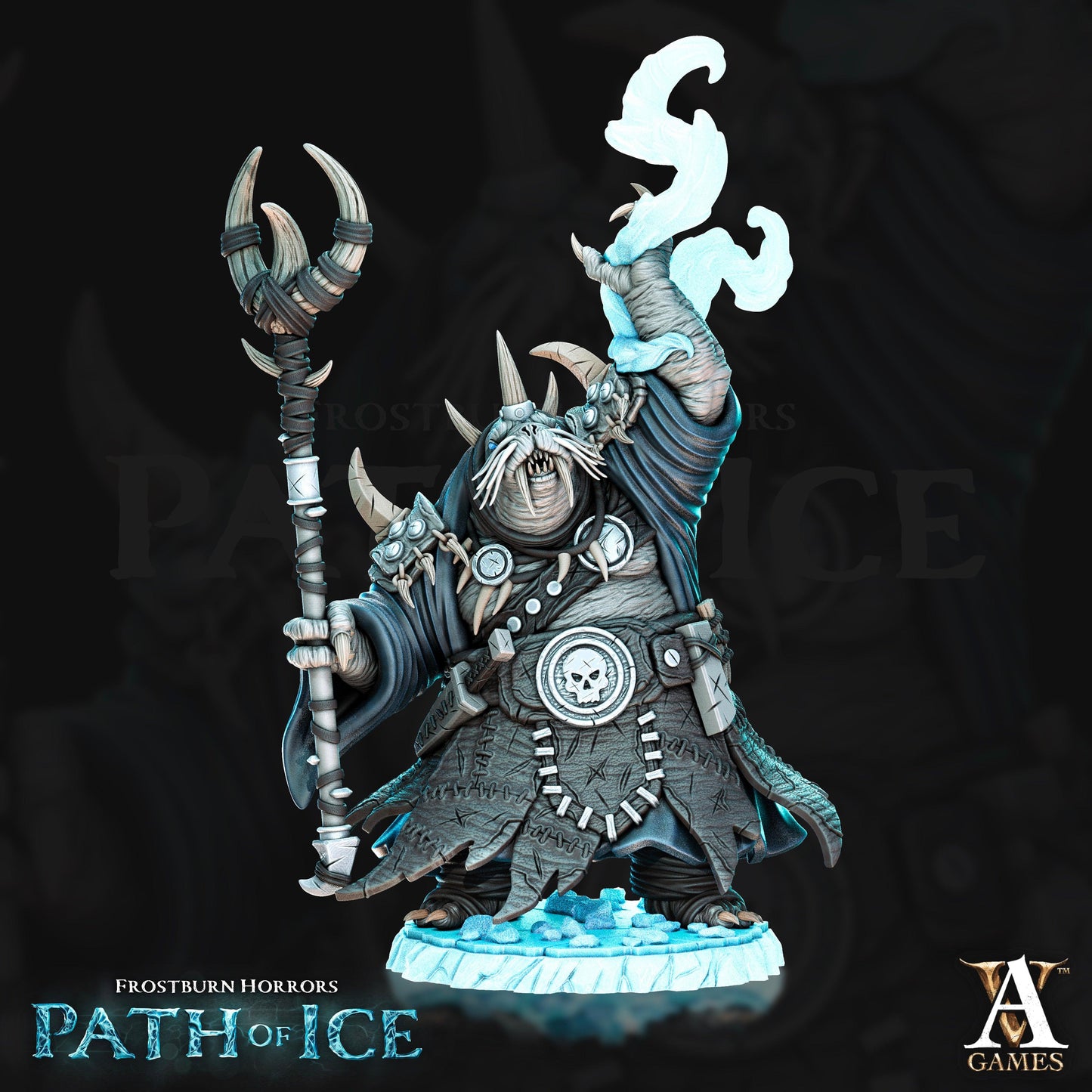 3D Printed Archvillain Games Odoben Doomseekers Frostburn Horrors - Path of Ice 28 32mm D&D - 3D Printing Boss 