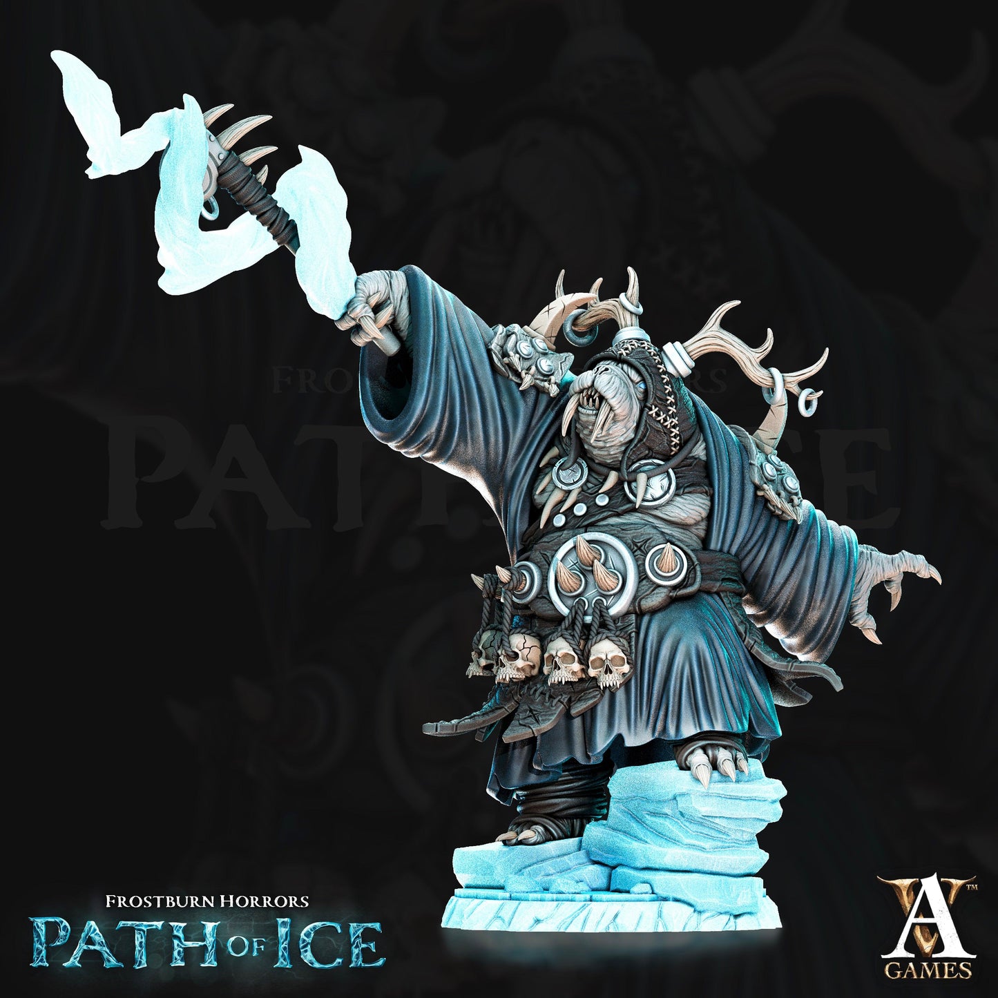 3D Printed Archvillain Games Odoben Doomseekers Frostburn Horrors - Path of Ice 28 32mm D&D - 3D Printing Boss 