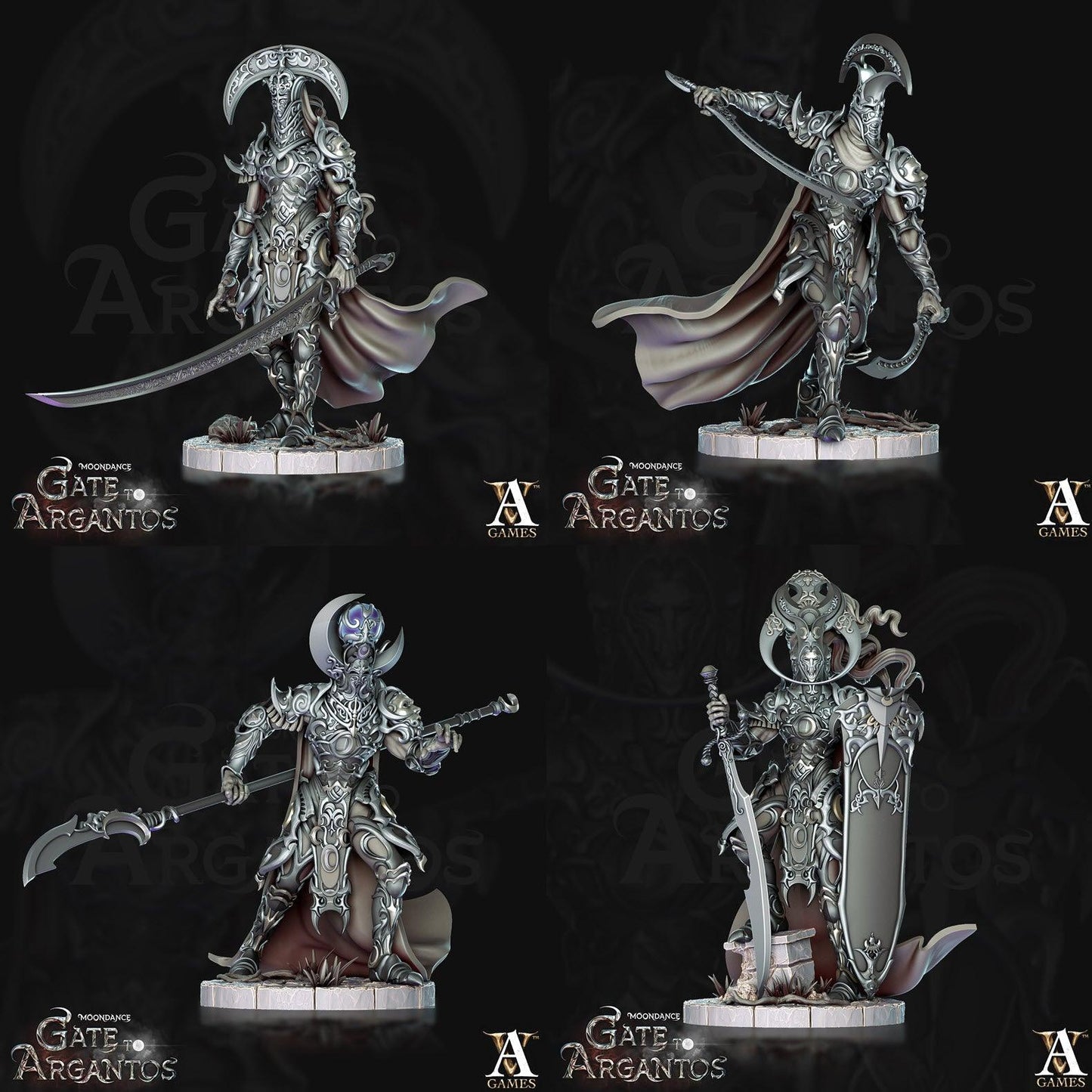 3D Printed Archvillain Games Panselenoi Moondance - Gate to Argantos 28 32mm D&D - 3D Printing Boss 