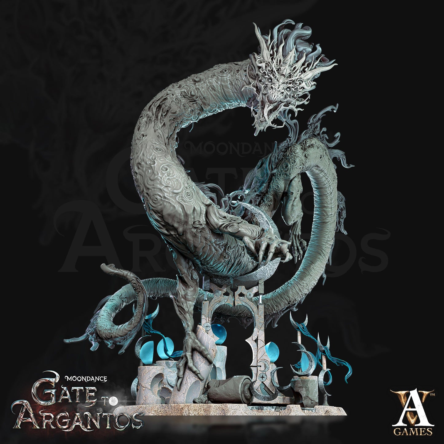 3D Printed Archvillain Games Penumbrus - Moon Herald Moondance - Gate to Argantos 28 32mm D&D - 3D Printing Boss 