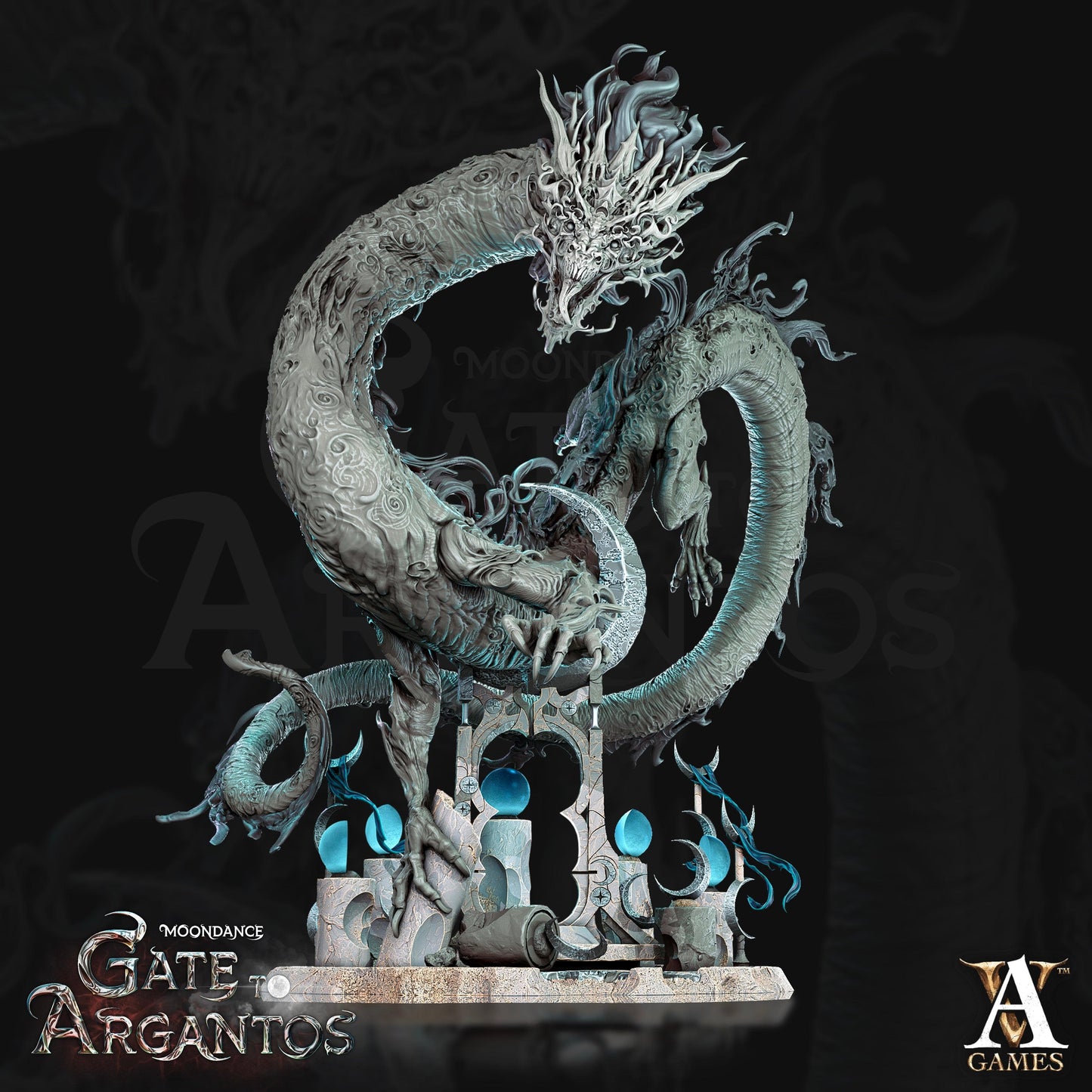 3D Printed Archvillain Games Penumbrus - Moon Herald Moondance - Gate to Argantos 28 32mm D&D - 3D Printing Boss 