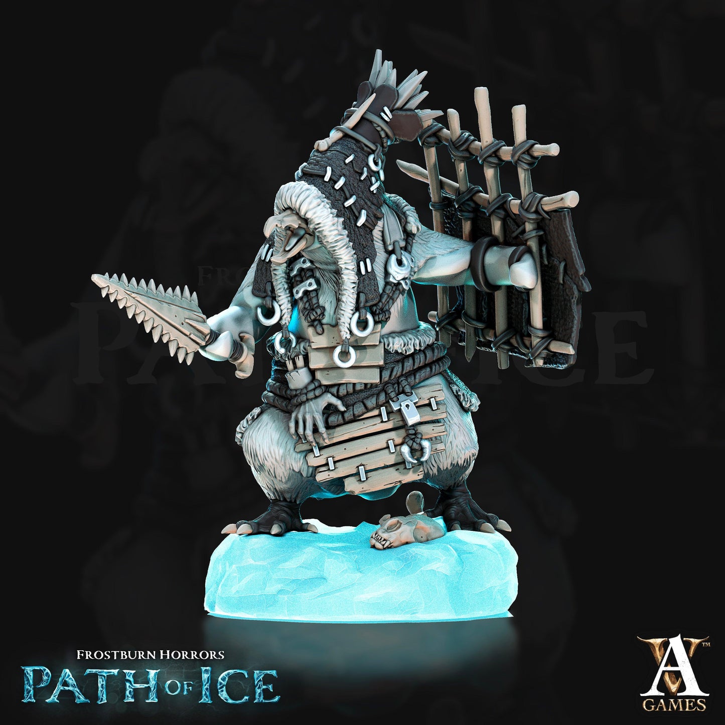 3D Printed Archvillain Games Pingvi Scouts Frostburn Horrors - Path of Ice 28 32mm D&D - 3D Printing Boss 