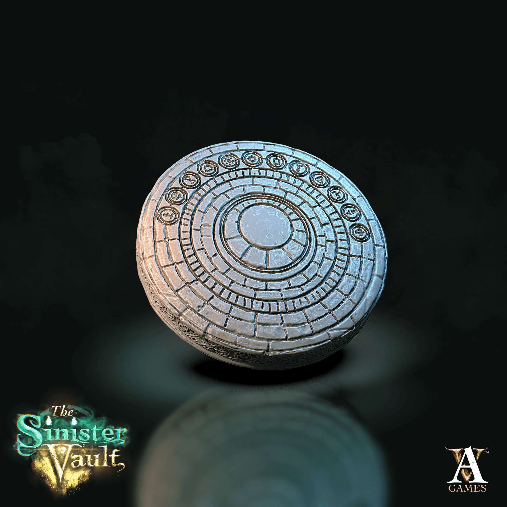 3D Printed Archvillain Games Portal and Pillars The Sinister Vault 28 32mm D&D - 3D Printing Boss 