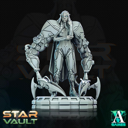 3D Printed Archvillain Games Sakura Cartel Mech Tech The Star Vault 28 32mm D&D - 3D Printing Boss 