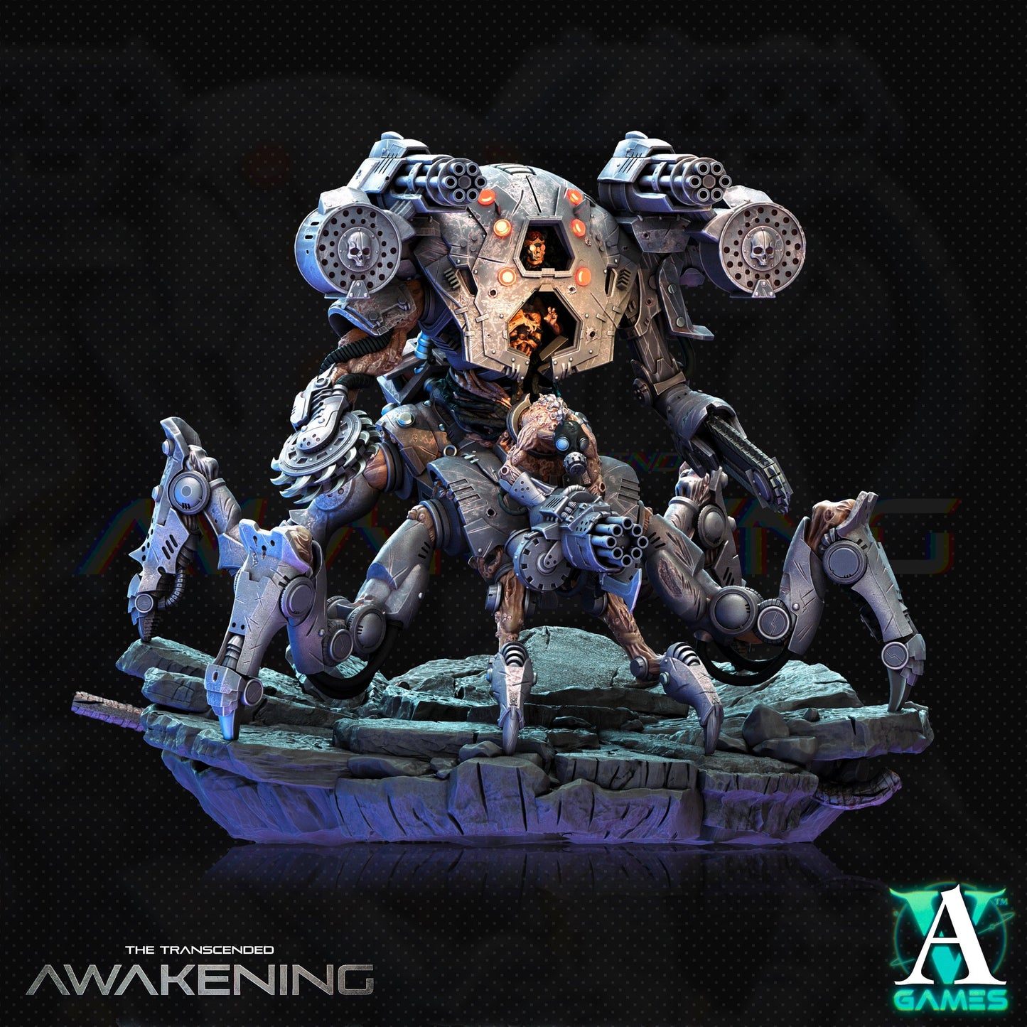 3D Printed Archvillain Games Scion of Despair - The Transcended 28 32mm D&D - 3D Printing Boss 